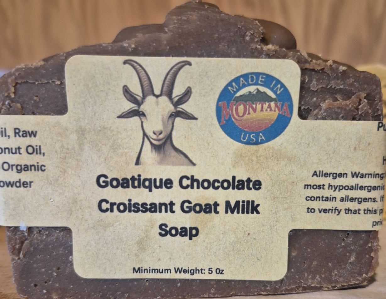 Goatique Chocolante Croissant Goat Milk Soap