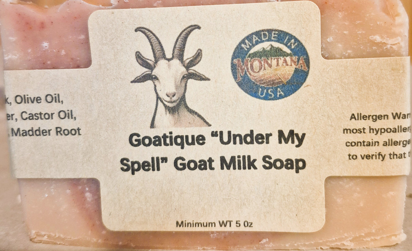 Goatique "Under My Spell" Goat Milk Soap