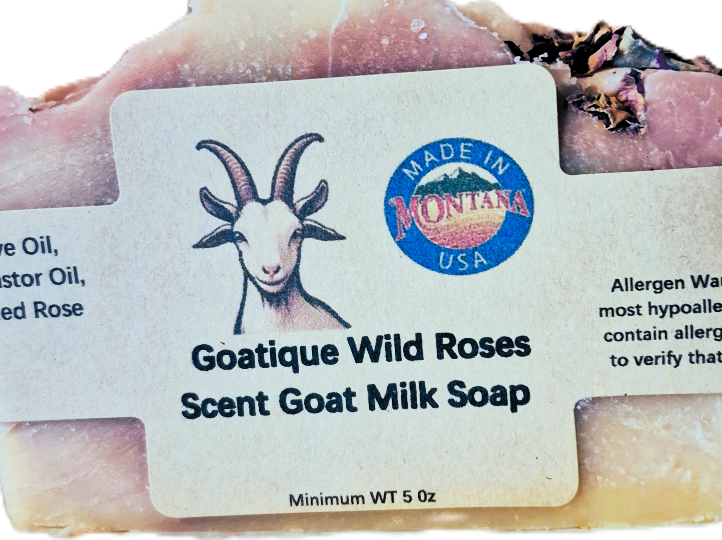 Goatique Wild Roses Scent Goat Milk Soap