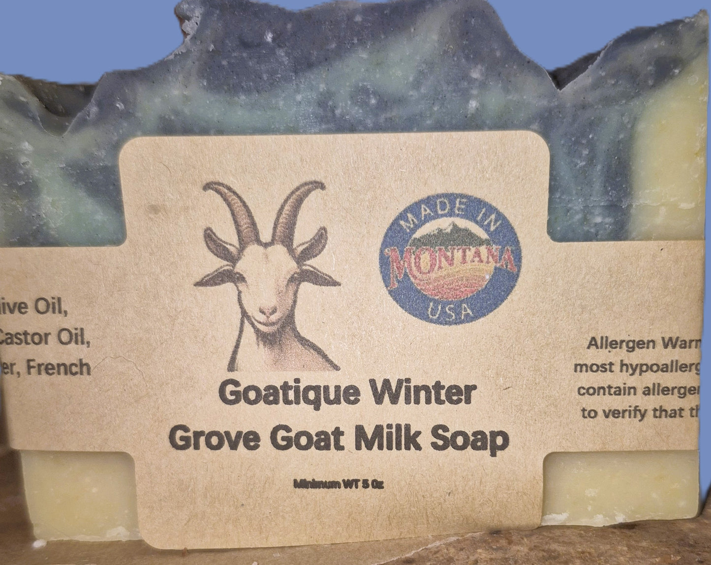 Goatique Winter Glove Goat Milk Soap