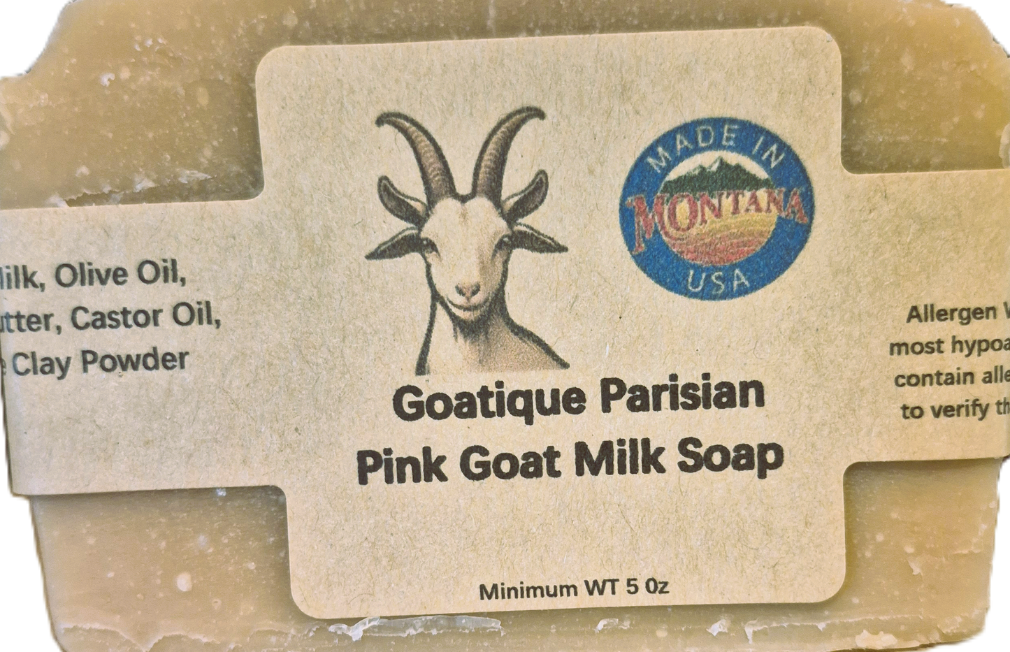 Goatique Parisian Pink Goat Milk Soap