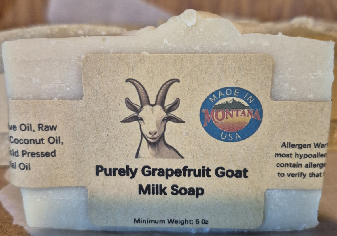 Purely Grapefruit Goat Milk Soap