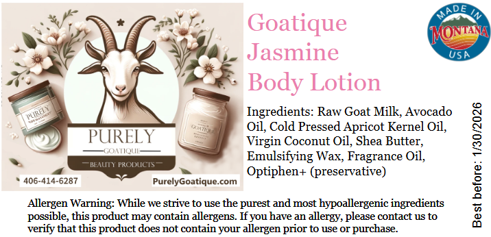 Goatique Jasmine Body Lotion