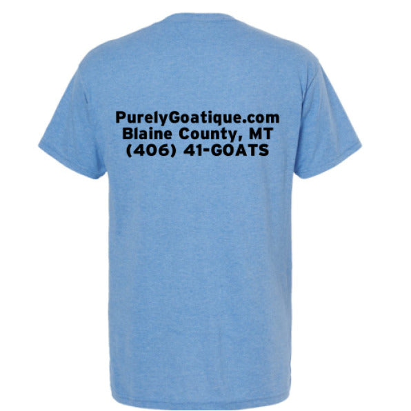 Light Blue Heather - BACK