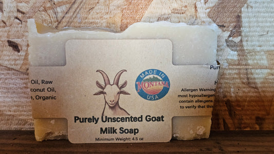 Purely Unscented Goat-Milk Soap