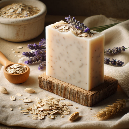 Goatique Lavender Scented Oatmeal Goat-Milk Soap