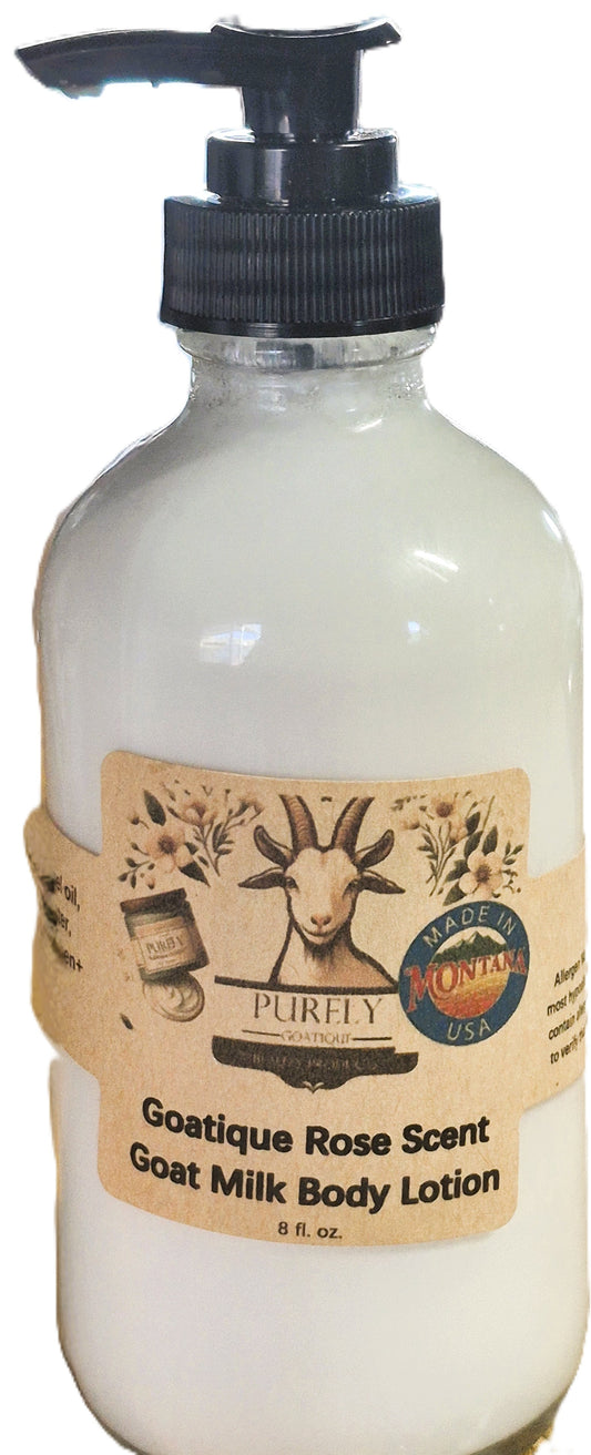 Goatique Rose Scent Goat Milk Body Lotion
