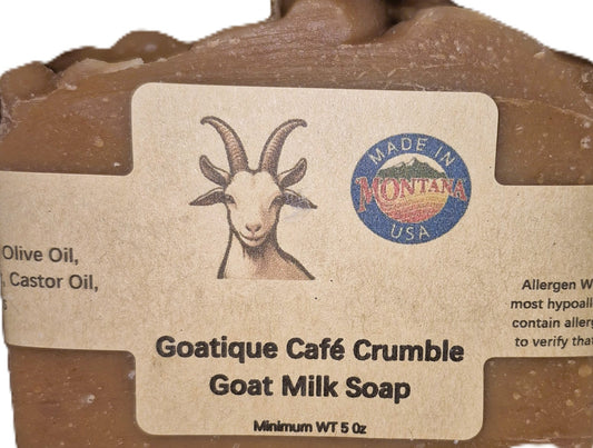 Goatique Cafe Crumble Goat Milk Soap
