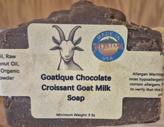 Goatique Chocolante Croissant Goat Milk Soap