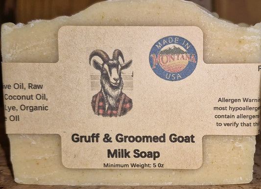 Gruff & Groomed Goat Milk Soap