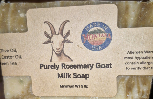 Purely Rosemary Goat Milk Soap