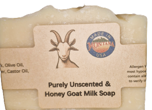 Purely Unscented & Honey Goat Milk Soap