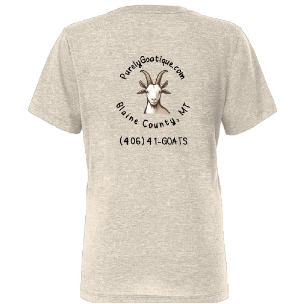 Solid Natural Triblend - BACK