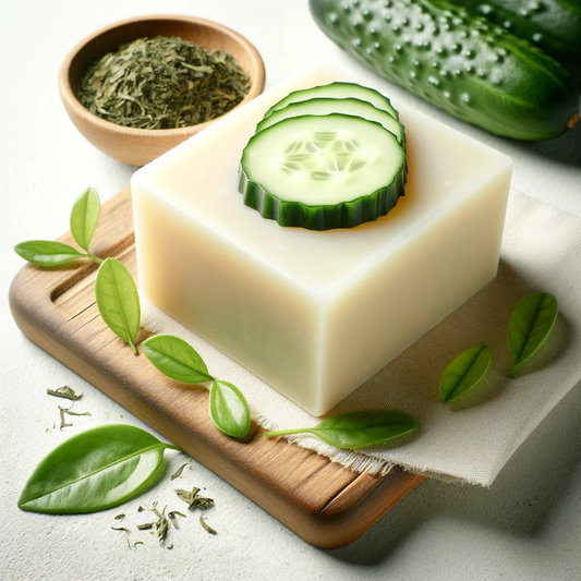 Goatique Green Tea with Cucumber Goat Milk Soap