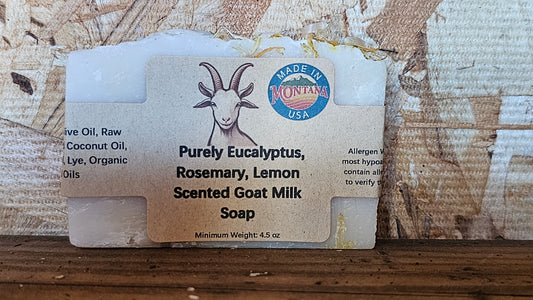 Purely Eucalyptus, Rosemary, and Lemon Scented Soap